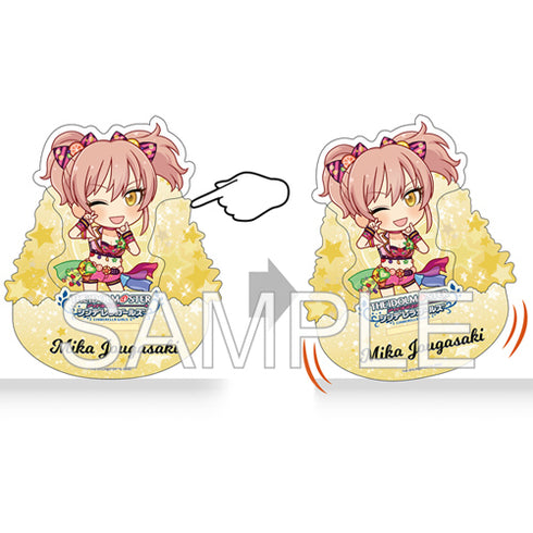 『アイドルマスター シンデレラガールズ』揺れているアクリル ぷちデレラ Orange Sapphire 城ヶ崎美嘉+Ver.